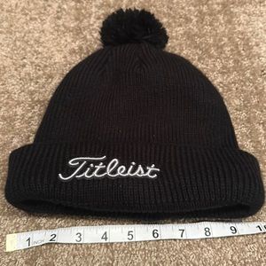 Titleist, lined beanie. Really warm, like new!